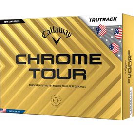 Chrome Tour USA TruTrack Golf Balls - Buy 3 DZ Get 1 DZ Free