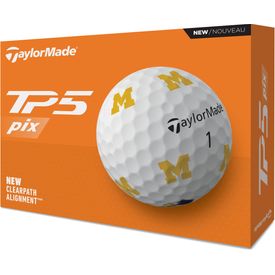 TP5 NCAA PIX Golf Balls - Michigan - Buy 3 DZ Get 1 DZ Free