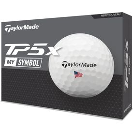 TP5x MySymbol Golf Balls - USA Flag - Buy 3 DZ Get 1 DZ Free