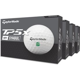 TP5x MySymbol Golf Balls - Dollar Sign - Buy 3 DZ Get 1 DZ Free