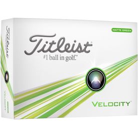 Velocity Matte Green Logo Overrun Golf Balls - 2024 Model