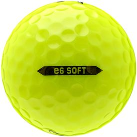 e6 Soft Yellow Golf Balls - 2025 Model