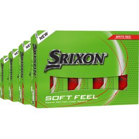 Soft Feel 14 Brite Red Golf Balls - Buy 3 DZ Get 1 DZ Free