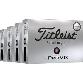 Pro V1x Left Dash Enhanced Alignment Golf Balls - Buy 3 DZ Get 1 DZ Free - 2025 Model