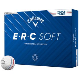 ERC Soft Triple Track Logo Overrun Golf Balls - 2025 Model