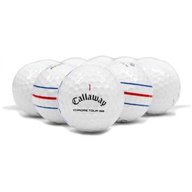Chrome Tour Triple Diamond Triple Track Logo Overrun Golf Balls