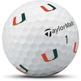 TP5 NCAA PIX Golf Balls - Miami Hurricanes