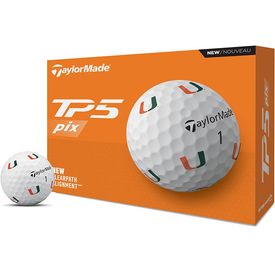 TP5 NCAA PIX Golf Balls - Miami Hurricanes
