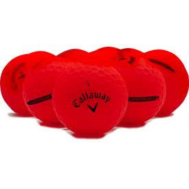 Supersoft Matte Red Logo Overrun Golf Balls - 2025 Model