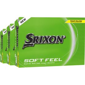 Soft Feel 14 Yellow Golf Balls - Buy 2 DZ Get 1 DZ Free