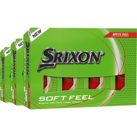 Soft Feel 14 Brite Red Golf Balls - Buy 2 DZ Get 1 DZ Free