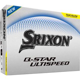 Q-Star Ultispeed Yellow Golf Balls - Buy 2 DZ Get 1 DZ Free