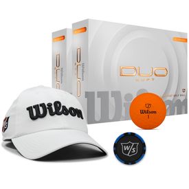 Duo Soft Orange Double Dozen Fan Pack