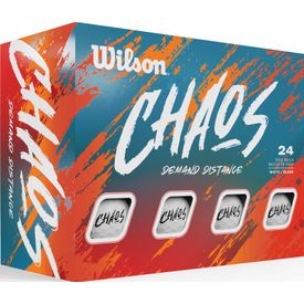 Chaos White Double Dozen Golf Balls