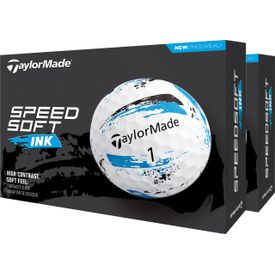 SpeedSoft Ink Blue Golf Balls - Double Dozen