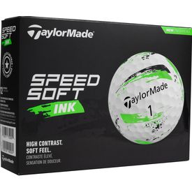 SpeedSoft Ink Green Golf Balls - Double Dozen