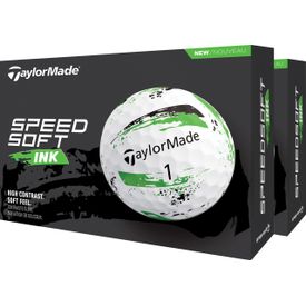 SpeedSoft Ink Green Golf Balls - Double Dozen