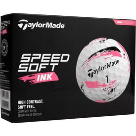 SpeedSoft Ink Pink Golf Balls - Double Dozen