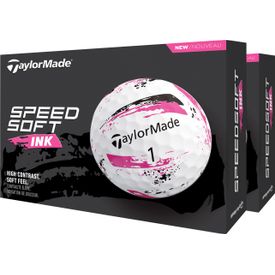SpeedSoft Ink Pink Golf Balls - Double Dozen