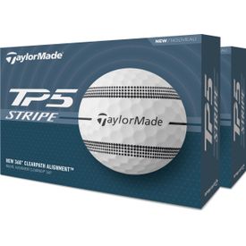 TP5 Stripe Golf Balls - Double Dozen