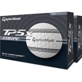 TP5x Stripe Golf Balls - Double Dozen