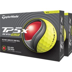 TP5x Yellow Golf Balls - Double Dozen
