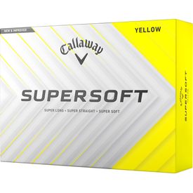 Supersoft Yellow Golf Balls - Double Dozen - 2025 Model