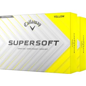 Supersoft Yellow Golf Balls - Double Dozen - 2025 Model