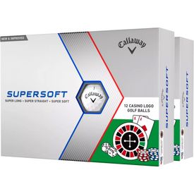 Supersoft Casino Golf Balls - Double Dozen