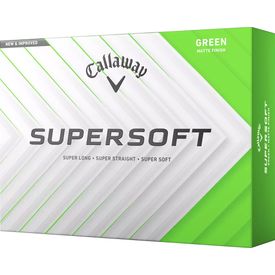 Supersoft Matte Green Golf Balls - Double Dozen - 2025 Model