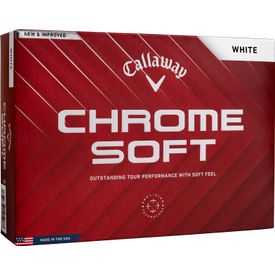 Chrome Soft Golf Balls - Double Dozen