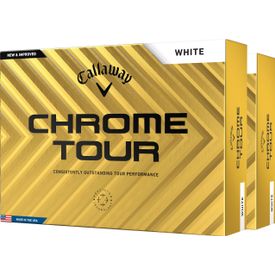 Chrome Tour Golf Balls - Double Dozen