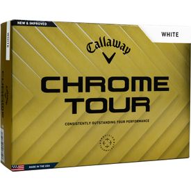 Chrome Tour Golf Balls - Double Dozen