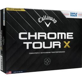Chrome Tour X Triple Track Golf Balls - Double Dozen