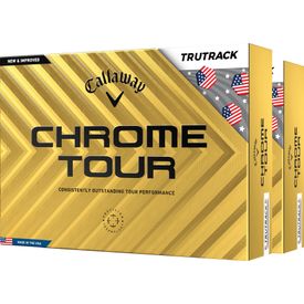 Chrome Tour USA TruTrack Golf Balls - Double Dozen