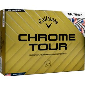 Chrome Tour USA TruTrack Golf Balls - Double Dozen