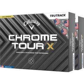 Chrome Tour X USA TruTrack Golf Balls - Double Dozen