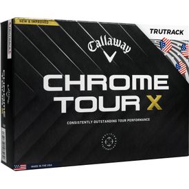 Chrome Tour X USA TruTrack Golf Balls - Double Dozen