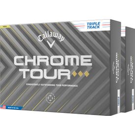 Chrome Tour Triple Diamond Triple Track Golf Balls - Double Dozen - 2025 Model