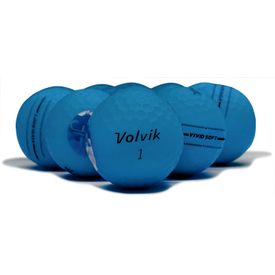 Vivid Soft Matte Blue Logo Overrun Golf Balls - 2025 Model