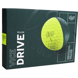 Drive Yellow Logo Overrun Golf Balls