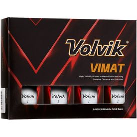 Vimat Matte White Logo Overrun Golf Balls - 2025 Model