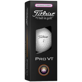 Pro V1 Performance Alignment Golf Balls - Pink Ink - 2025 Model