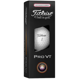Pro V1 Performance Alignment Golf Balls - Red Ink - 2025 Model