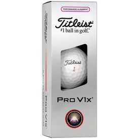 Pro V1x Performance Alignment Golf Balls - Pink Ink - 2025 Model