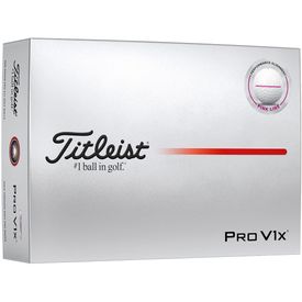 Pro V1x Performance Alignment Golf Balls - Pink Ink - 2025 Model