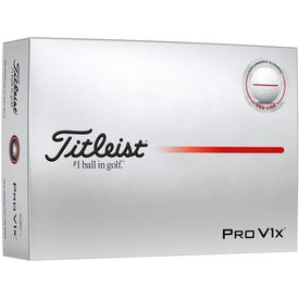 Pro V1x Performance Alignment Golf Balls - Red Ink - 2025 Model