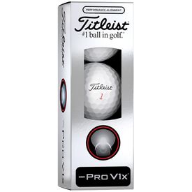 Pro V1x Left Dash Performance Alignment Golf Balls - Black Ink - 2025 Model