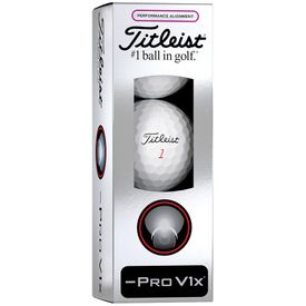 Pro V1x Left Dash Performance Alignment Golf Balls - Pink Ink - 2025 Model