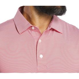Microfeeder Stripe Lisle Men's Polo